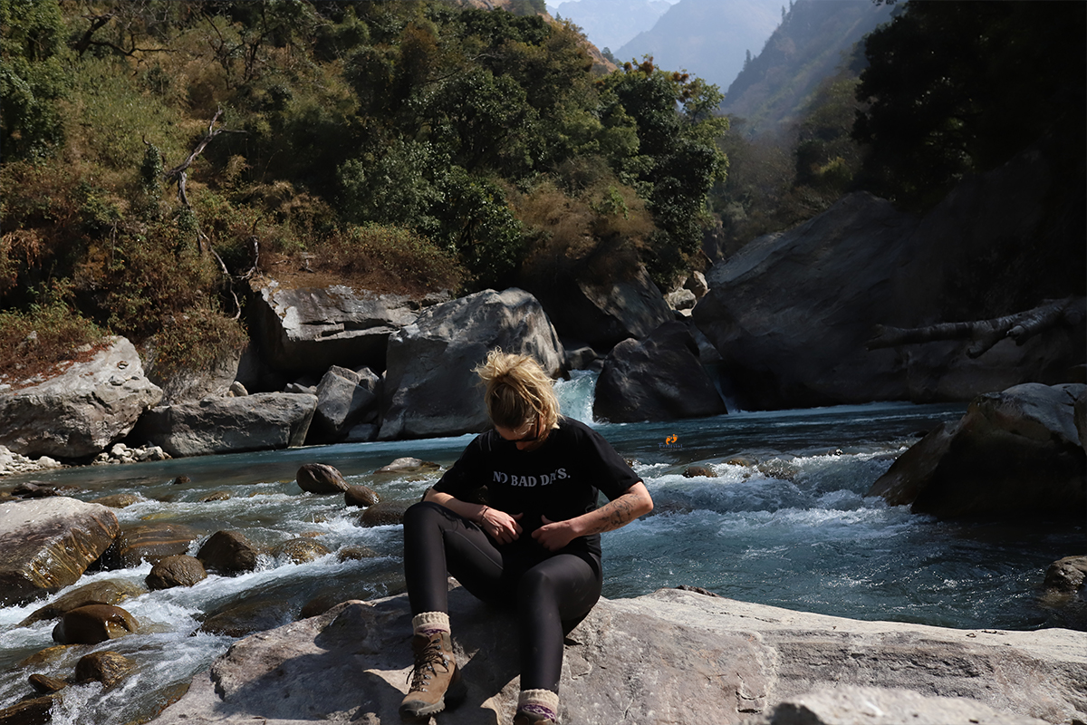 Break at Lantang Khola